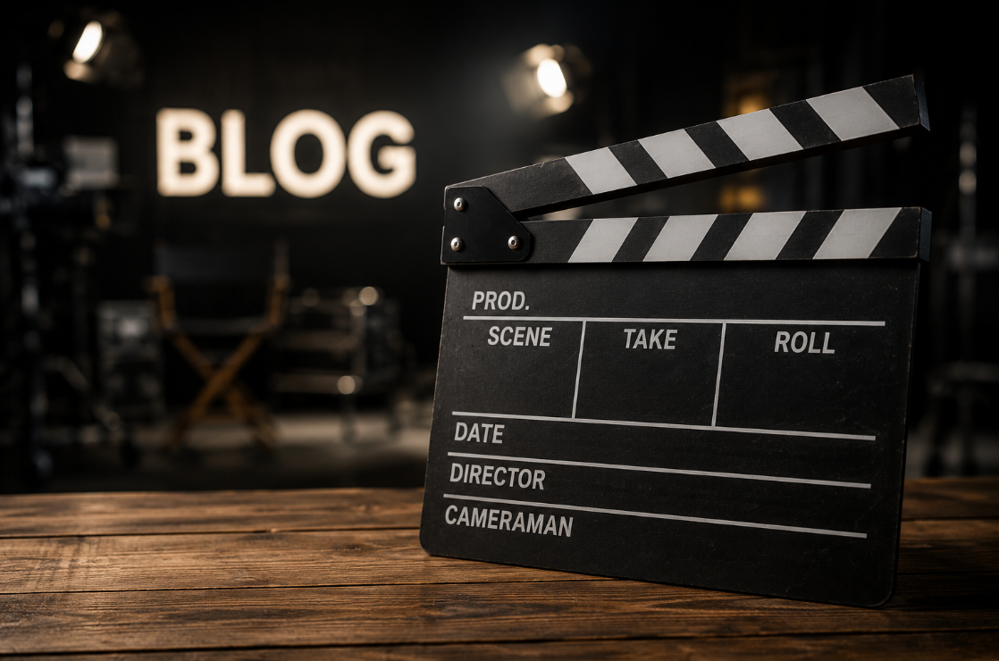 Blog ORYGEN FILMS — clap de tournage sur un plateau