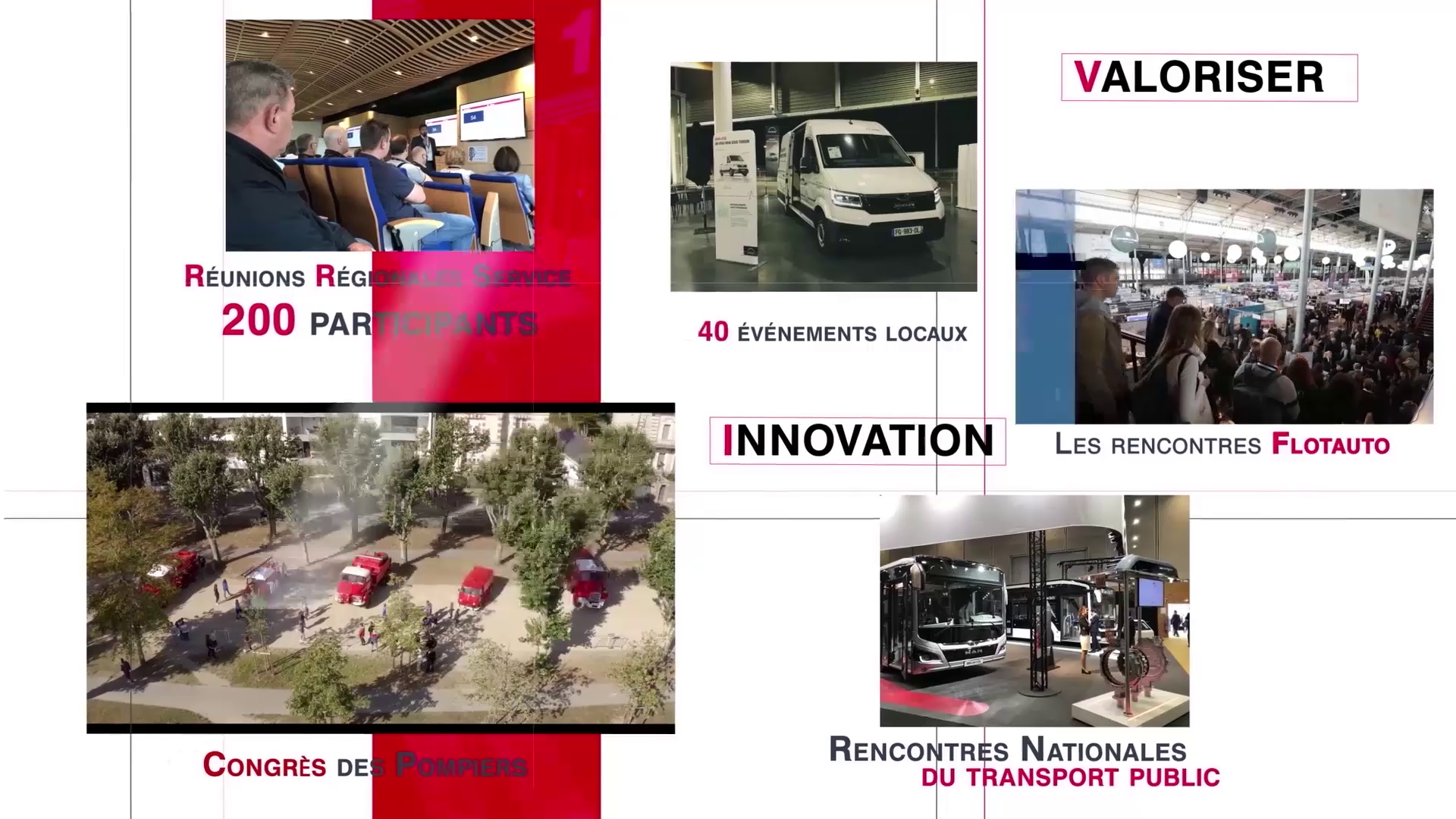 Captation d'événements MAN — reportage corporate
