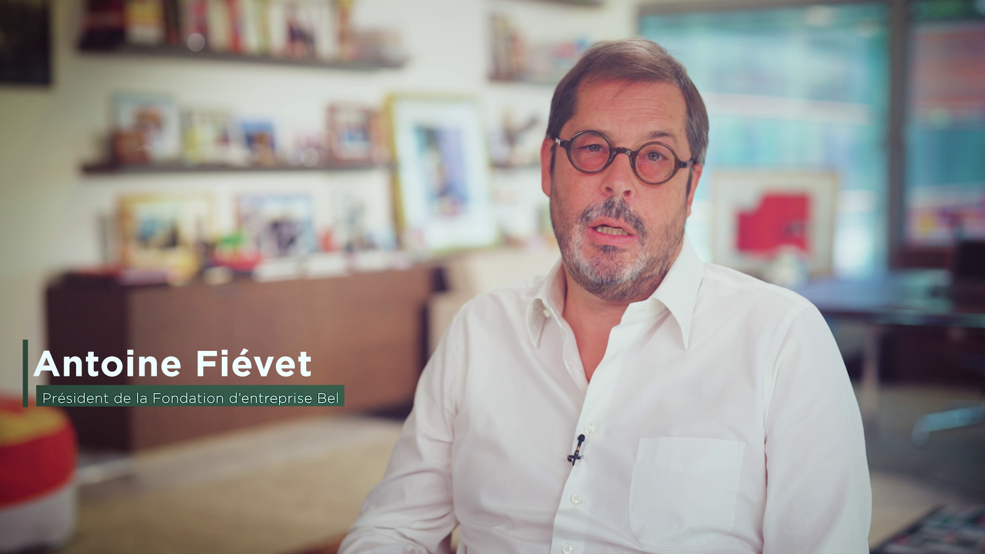 Interview d'Antoine Fiévet, Président de la Fondation d'entreprise Bel
